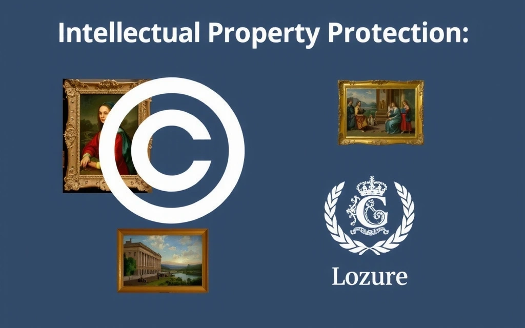 Représentation des droits d'auteur avec des œuvres d'art protégées